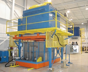 Закалочный агрегат для термической обработки алюминиевых сплавов